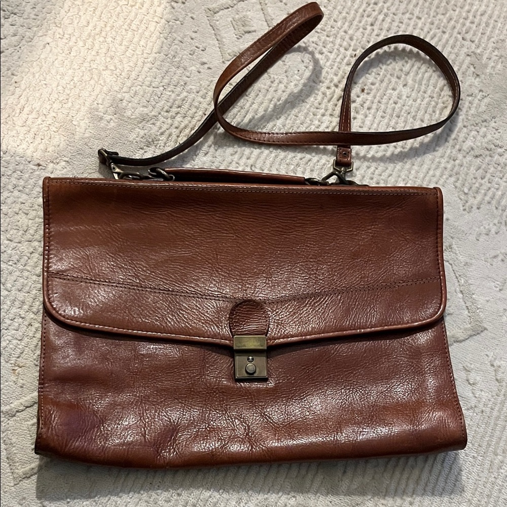 Vintage Brown Leather Bag